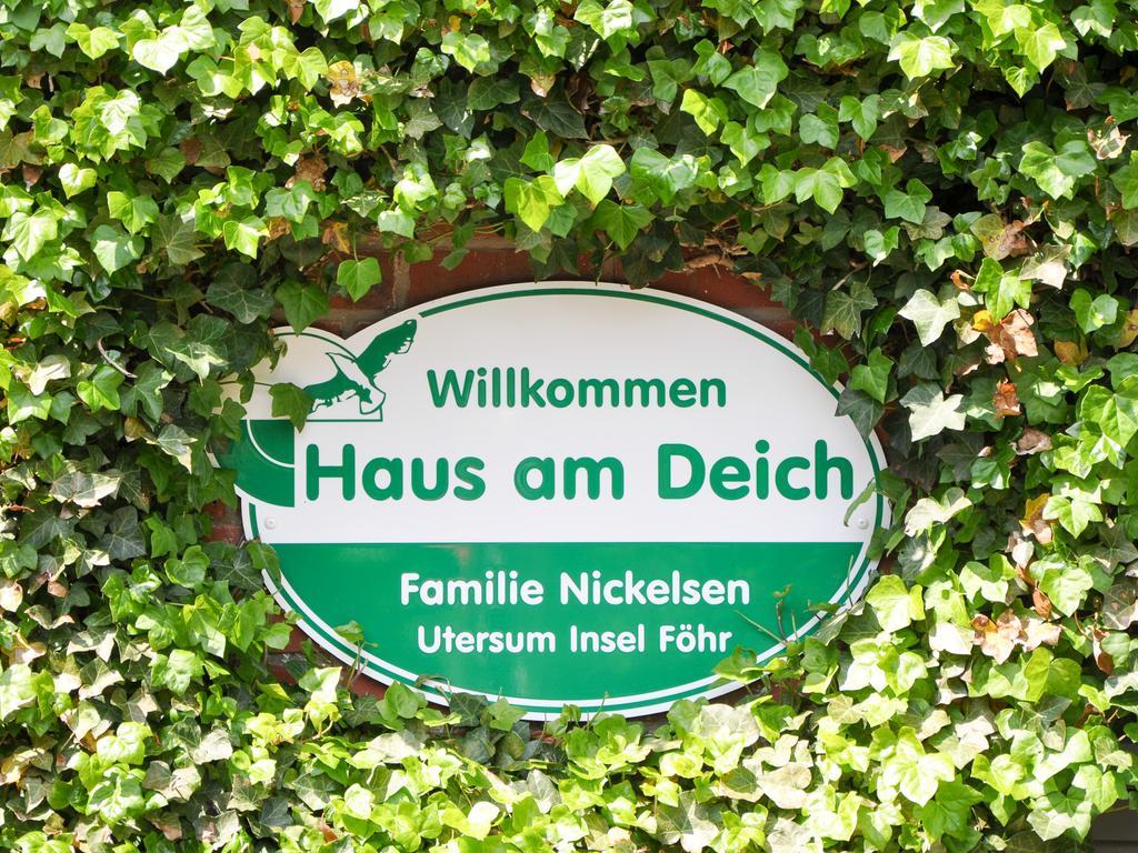 Apartament Haus Am Deich Utersum Zewnętrze zdjęcie